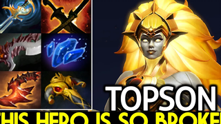TOPSON Dawnbreaker ฮีโร่ตัวนี้เป็นบอสที่พังมากในช่วงท้ายเกม Dota 2