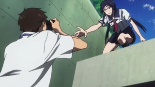 When you secretly photograph the student council president climbing over the wall