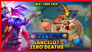 Godlike Zero Deaths Lancelot! Plus The Best Tigreal Player! - MLBB