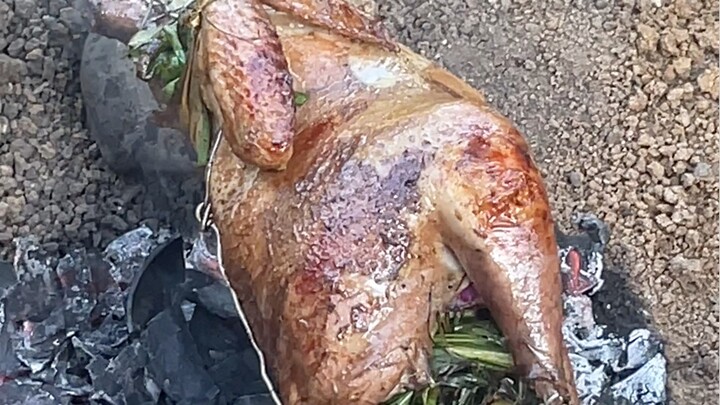 Locally breed roasted chicken