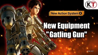 AOT2: Final Battle - New Equipment: Gatling Gun