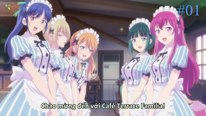 Tập 1 - Quán Café Terrace và các Nữ Thần |  Phần 1 (Bản BD)