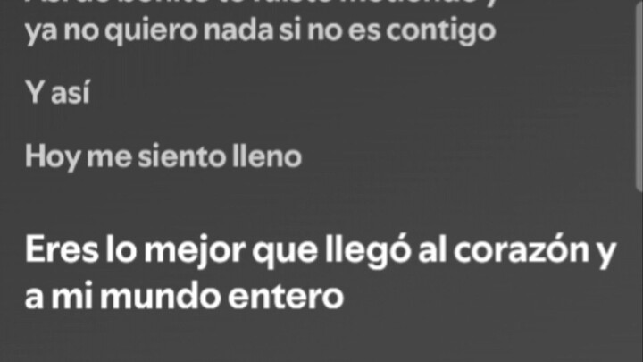 Desde que te tengo