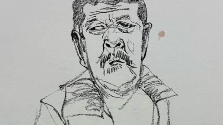 "Don't be a shrimp, bro—quick sketches and candid shots"