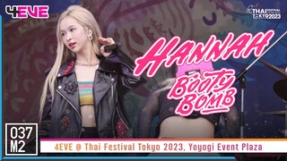 4EVE Hannah - Booty Bomb @ Thai Festival Tokyo 2023, Yoyogi Event Plaza [Fancam 4K 60p] 230521