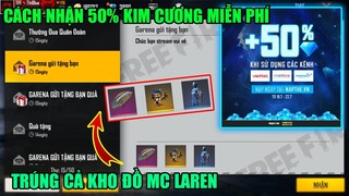 Garena Tặng 50% KC Free Khi Nạp Kim Cương Free Fire - Cách Nhận FULL Quà MCLaren Miễn Phí | THI BLUE