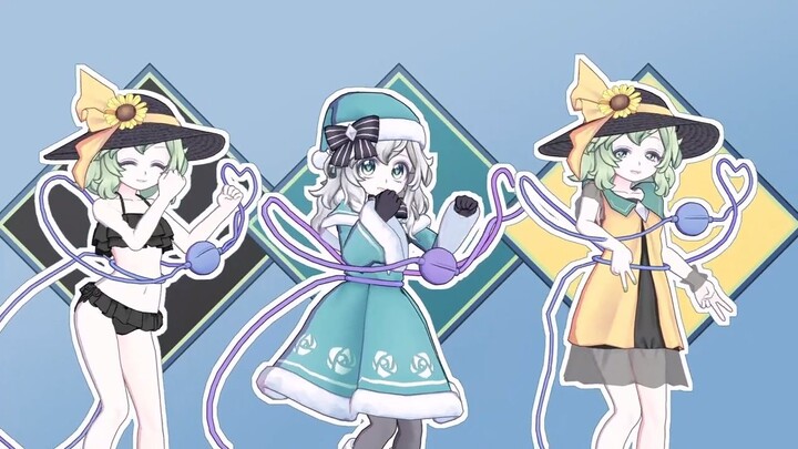 【Touhou MMD】All Miy-style cute dances