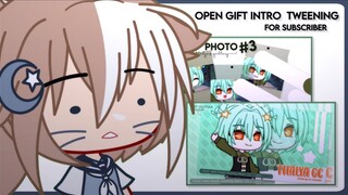 ꒰ 📚 ꒱ « open gift intro tweening for subscriber ! » || slot ? 25✨