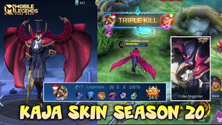 Kaja Skin Season 20 Gameplay - Mobile Legends Bang Bang