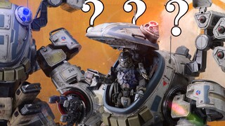 烈焰&军团之父 Threezero 3a 泰坦陨落Titanfall 巨妖 OGRE IMC配色版 【及嘉测评第三十六期】二十寸可动机甲