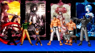 Kof Mugen Choi Bounge Team Vs Goro Daimon Team