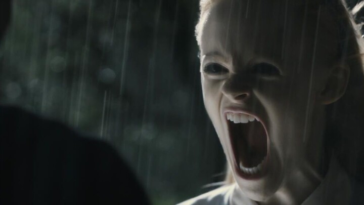 The girl is possessed by a ghost and trapped in a time and space dead loop. The truth behind it is h