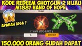 KODE REDEEM SKIN SG 2 HIJAU HAND OF HOPE !? | KODE REDEEM FREE FIRE TERBARU 2021 OKTOBER - FREE FIRE