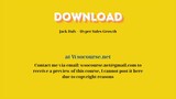 Jack Daly – Hyper Sales Growth – Free Download Courses
