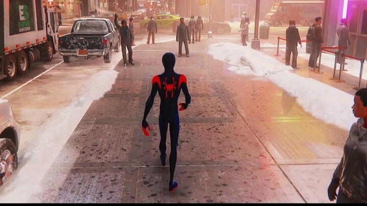 The frame drawing suit is really exactly the same as in the movie【Marvel Spider-Man Miles】