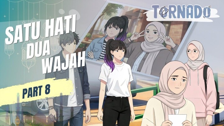 SATU HATI DUA WAJAH PART 8 - ANIMASI RAMADHAN