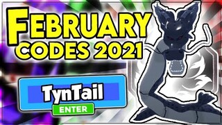 All "New [ Tyn Tail ] Update Working Codes 2021 in Roblox Shindo Life