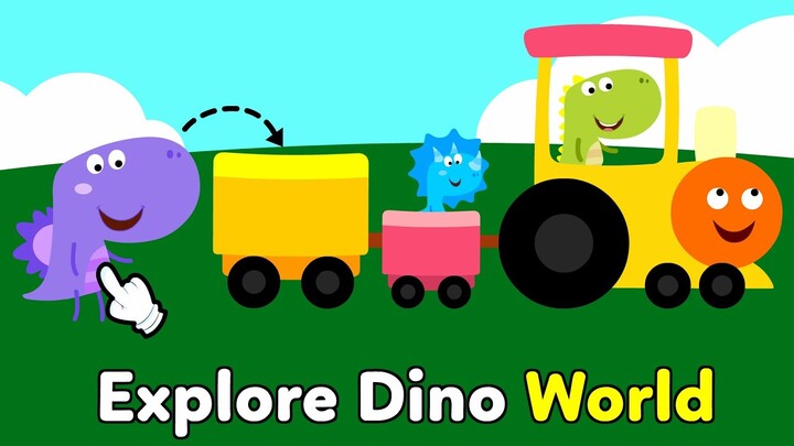 Explore Dino World | Toddler Games