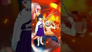 Who Is Stronger| 4v4#Giyu🌊🆚#sanemi🍃 #Nezuko🩸🆚#Inosuke🐗 #Shinobu💜🆚 #Kanae 🦋