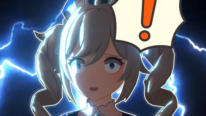 When Barbara learned that Wendy was Barbatos, the god of wind...