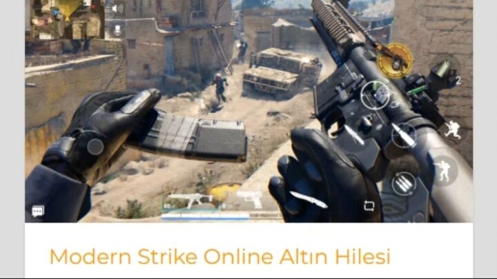 Modern Strike Online Altın Hilesi