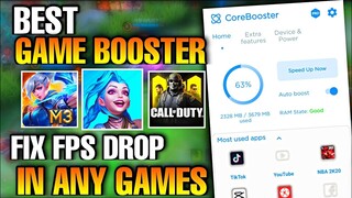 This Game Booster can Fix FPS Drops in any games!