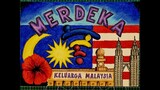 Poster Merdeka : Keluarga Malaysia Teguh Bersama (poster merdeka 2022 dengan warna oil pastels)