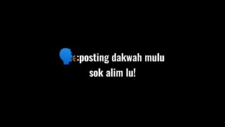 posting dakwah dikatakan sok alim?