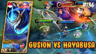 GUSION 2000 MATCH VS HAYABUSA 🔥🔥🔥 | GUSION GAMEPLAY #136 | MOBILE LEGENDS BANG BANG