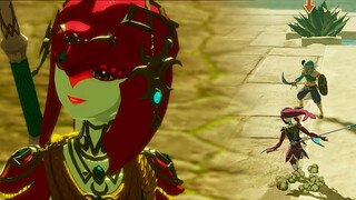 Mipha VS Link - Hyrule Warriors: Age of Calamity