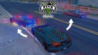 PURSUIT DIKEJER 2 POLISI LAMBORGHINI SEKALIGUS !! GTA V ROLEPLAY