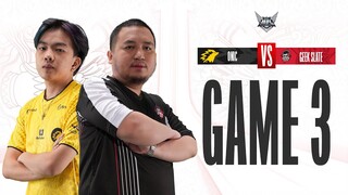 ONIC vs GEEK SLATE | Regular Season WEEK 4 DAY 3 | GAME 3 | #MPLIDS11