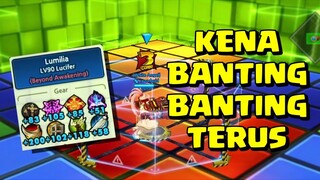 lost saga origin kena banting Lucifer terus