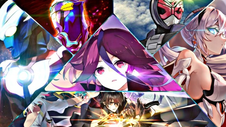 Terobosan dimensi! [Ultraman × Kamen Rider × Honkai Impact /MAD] Lintas dimensi! Perjalanan melalui waktu! Obligasi Ikatan!