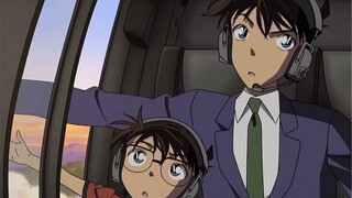 When Kidd dressed up as Shinichi, Conan: Give me back my big size