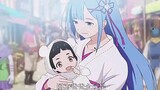 A few years later, Rem agreed to elope with Subaru. Rem grew her hair long and had children, and Sub