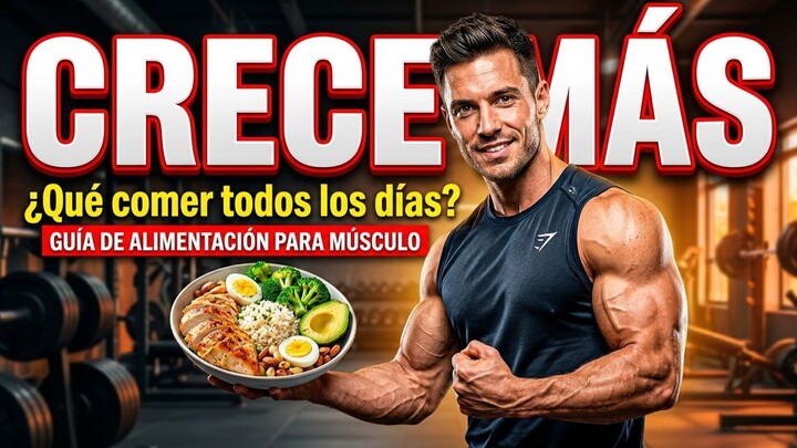 ¿Qué comer todos los días para ganar más masa muscular?