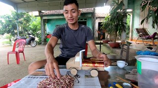 PT Vlogs | Chế Tạo Ô Tô Phản Lực | Manufacture of jet cars from 1,000 matches