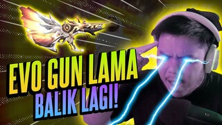 EVO GUN PLATINUM DIVINITY! SENJATA LAMA BALIK LAGI! - FREE FIRE INDONESIA