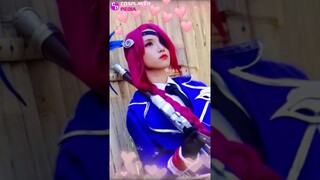 Cosplay Lesley Mobile Legend Termirip 😊| Cosplay Jedag Jedug #shorts #cosplay