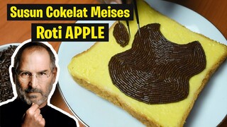 Susun Cokelat Meises Menjadi Logo APPLE | Sabar Tingkat Dewa