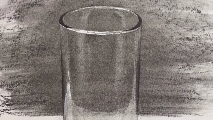 【رسم طبيعة صامتة】 ارسم كوب الزجاج بطريقة جديدة