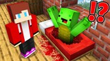 Who DRAGGED Mikey into a Scary Bed in Minecraft? - Maizen