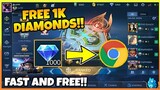 FREE 1K DIAMONDS FOR ALL!! CLAIM NOW! (LEGIT 100%) || MOBILE LEGENDS BANG BANG