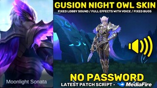Gusion Collector Skin Script No Password - Full Explosion Sound & Full HD Effects | MLBB