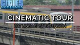 LRT Line 2 East Extension: Cinematic Tour | Cities: Skylines (2/3)