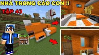 Tập 43 | SINH TỒN MINECRAFT PE 1.18 | Xây Nhà Trong Cáo Cam Khổng Lồ..!!