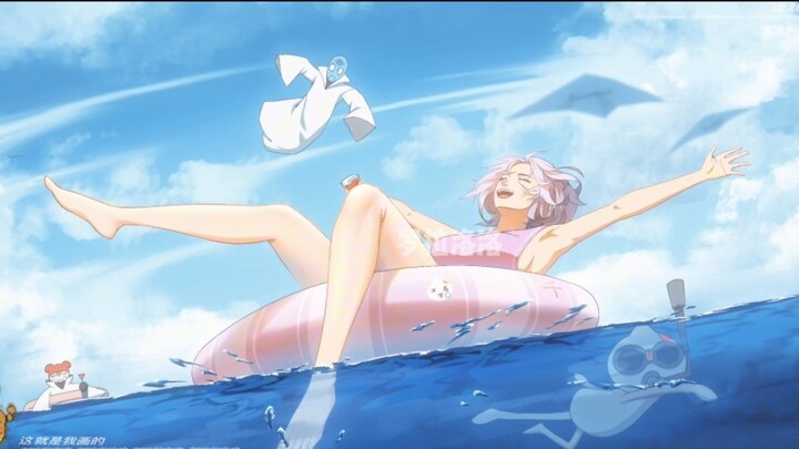 What? Swimsuit Chiyo!!