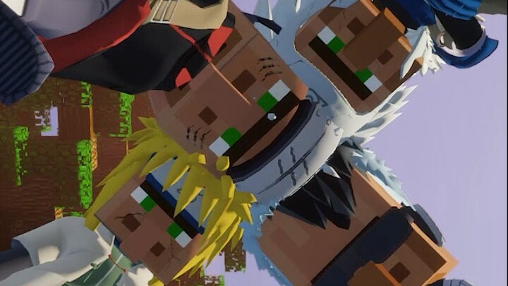 Mc villagers, the Naruto F4 make a dazzling appearance!