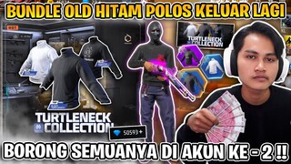 CUMA MODAL Rp200.000 BUAT BORONG BUNDLE OLD HITAM POLOS DI AKUN GAK KEPAKE !!